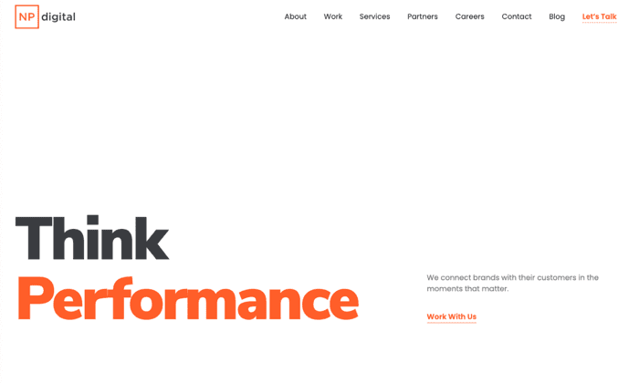 A wordpress plugin website offering a discount code for think performance.