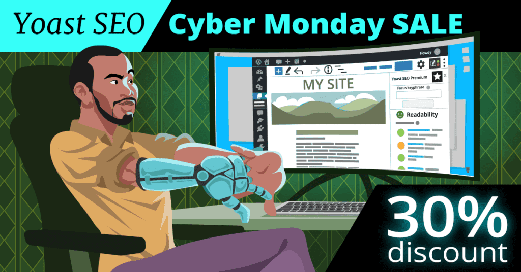 Yoast SEO Cyber Monday sale with WPvivid discount code.