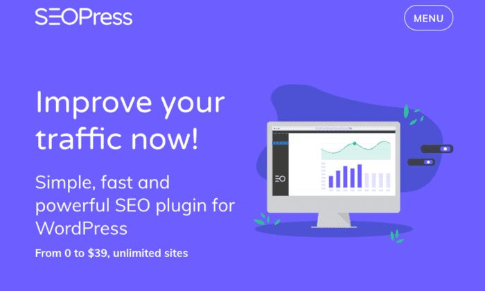 Seopress - simple and fast wordpress plugin for SEO, available with a wpvivid discount code.