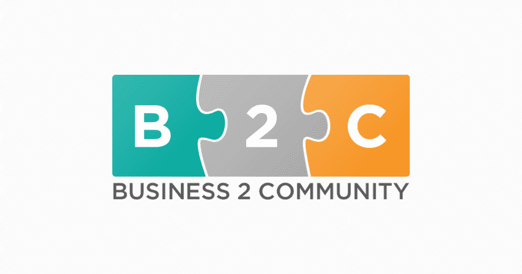 B2c business 2 community logo with wpvivid discount code.