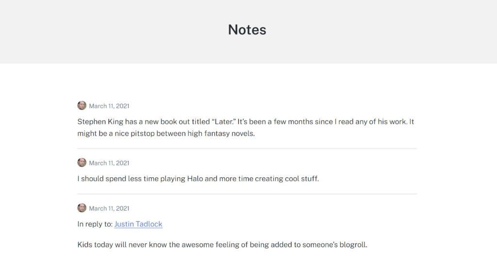 A screenshot of a note page on a website using the wpvivid plugin.