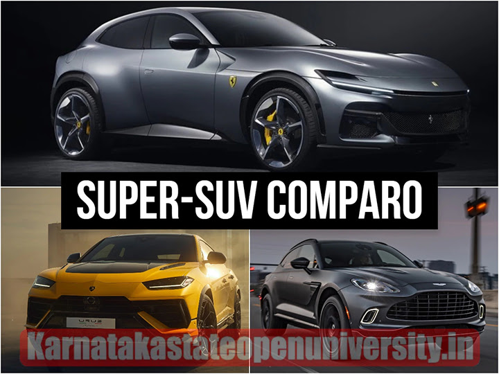 Ferrari Purosangue vs Lamborghini Urus Performante vs Aston Martin DBX Options, Specification, Overview - Digital Marketing Agency / Company in Chennai