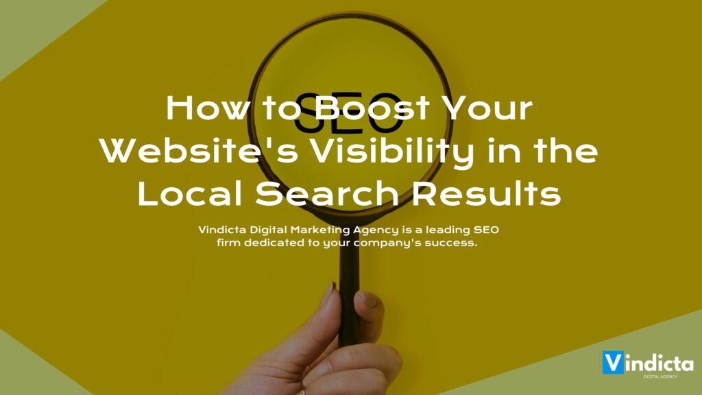 Unlocking the Secrets of SEO Manchester: How to Boost Your Website's Visibility in the Local Search Results - VINDICTA® Digital Marketing Agency | Marketing Agency Belfast | Marketing Northern Ireland