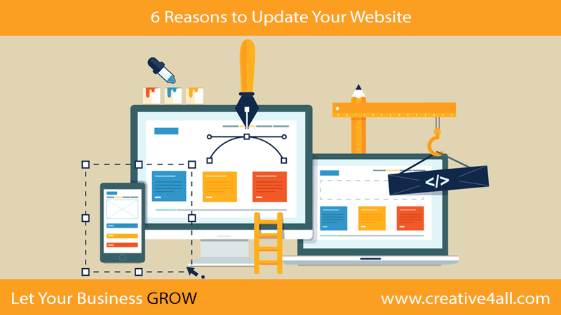 6 Reasons to Update Your Website – Blog – Web Design – Digital Marketing – Social Media Marketing