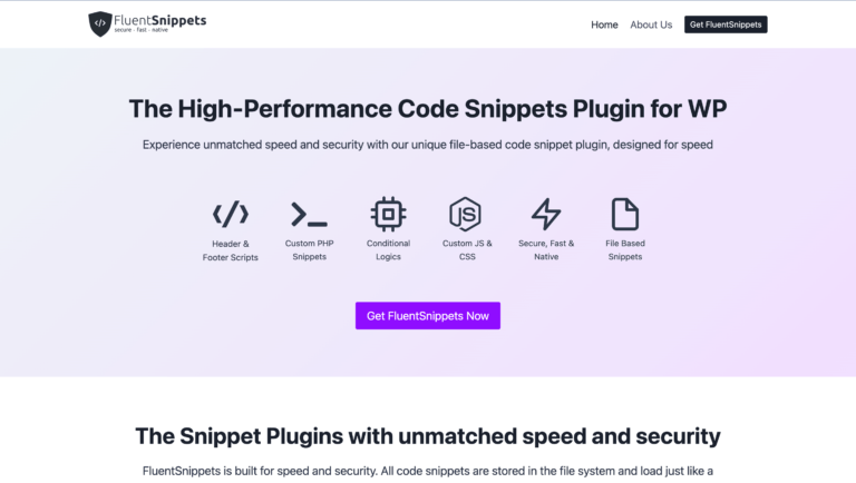 Introducing FluentSnippets: The Most Secure and Performance-Focused WordPress Code Snippets Plugin - WP Manage Ninja